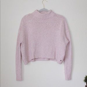 American Eagle Chunky Cropped Turtleneck Sweater